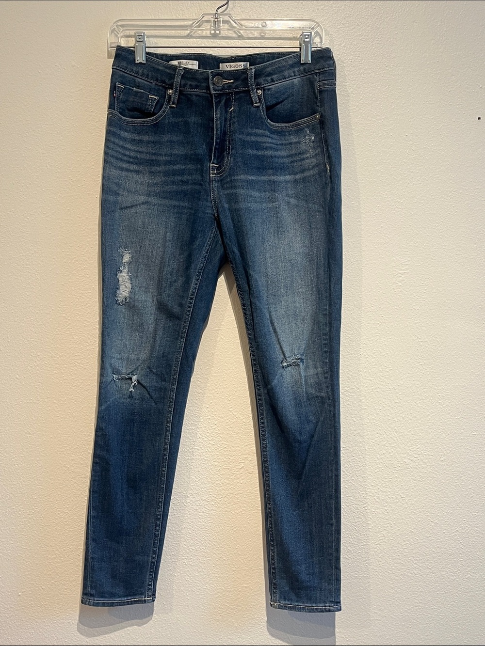 Vigoss Medium Blue Distressed Marley Jeans